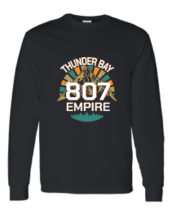 807 Empire Black Long Sleeve T-Shirt