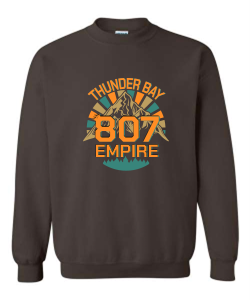 807 Empire Dark Chocolate Crewneck Sweatshirt