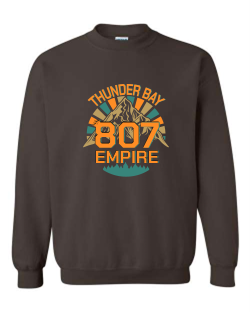 807 Empire Dark Chocolate Crewneck Sweatshirt