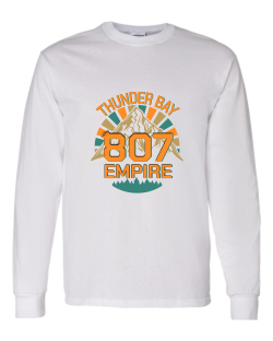 807 Empire White Long Sleeve T-Shirt